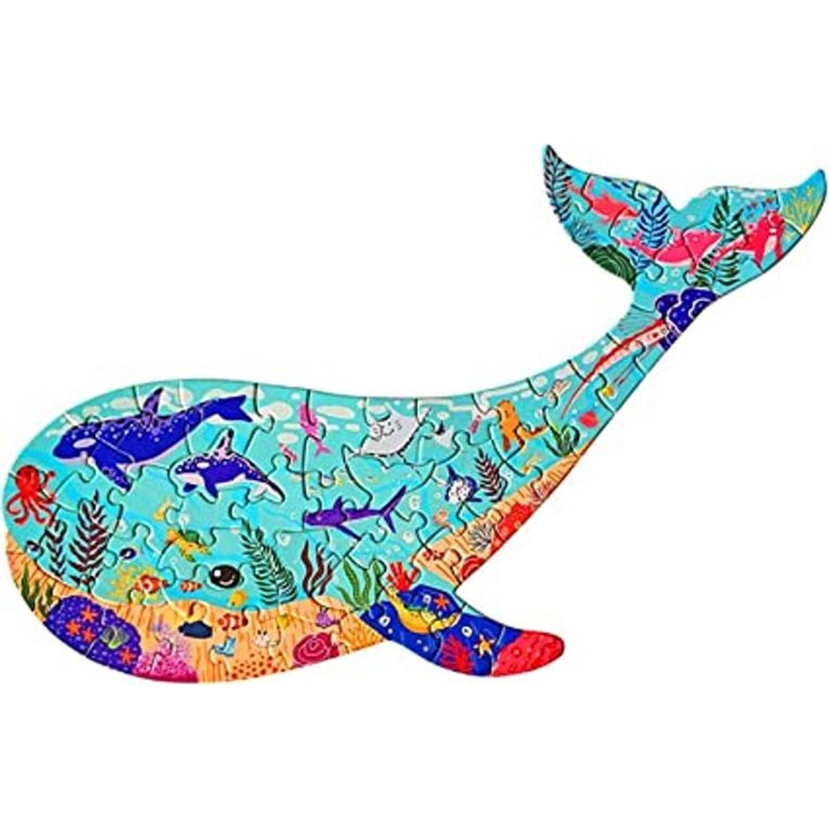 Rompecabezas de ballena para niños