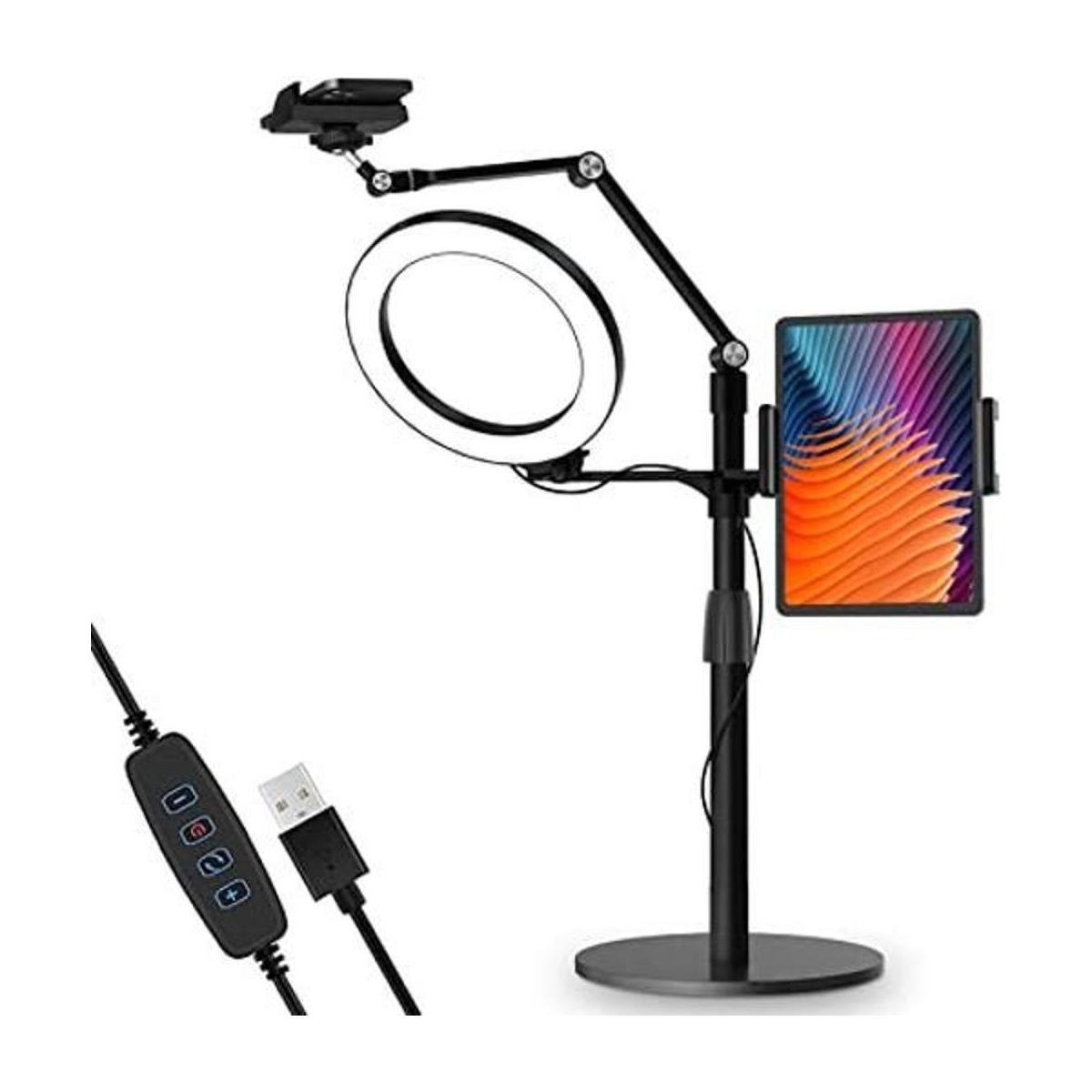 Soporte de escritorio para selfie 3 en 1