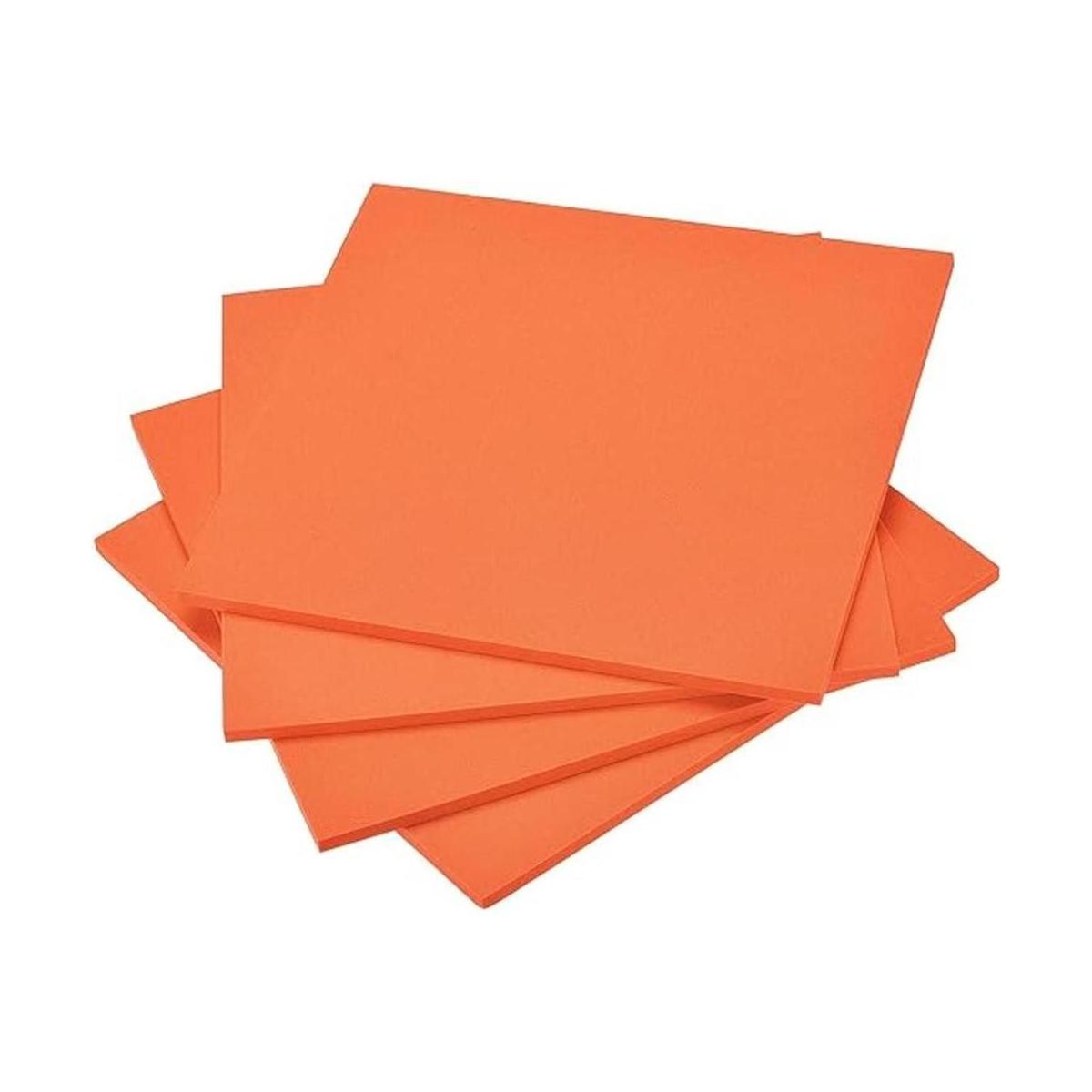 Hojas de espuma EVA de color naranja