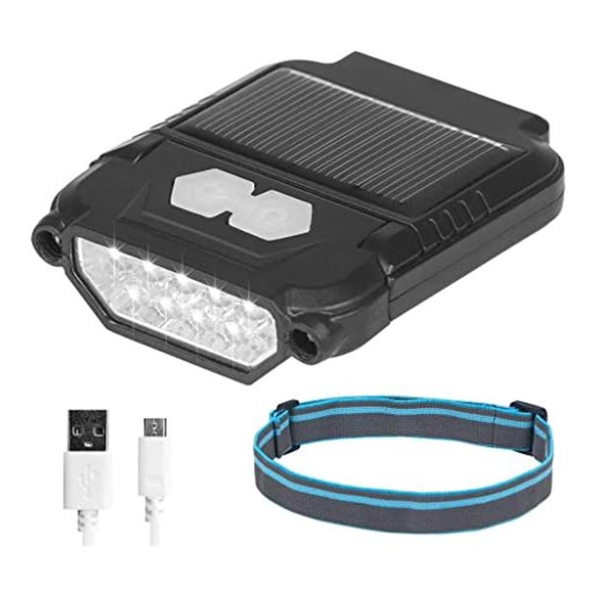 luz solar recargable USB