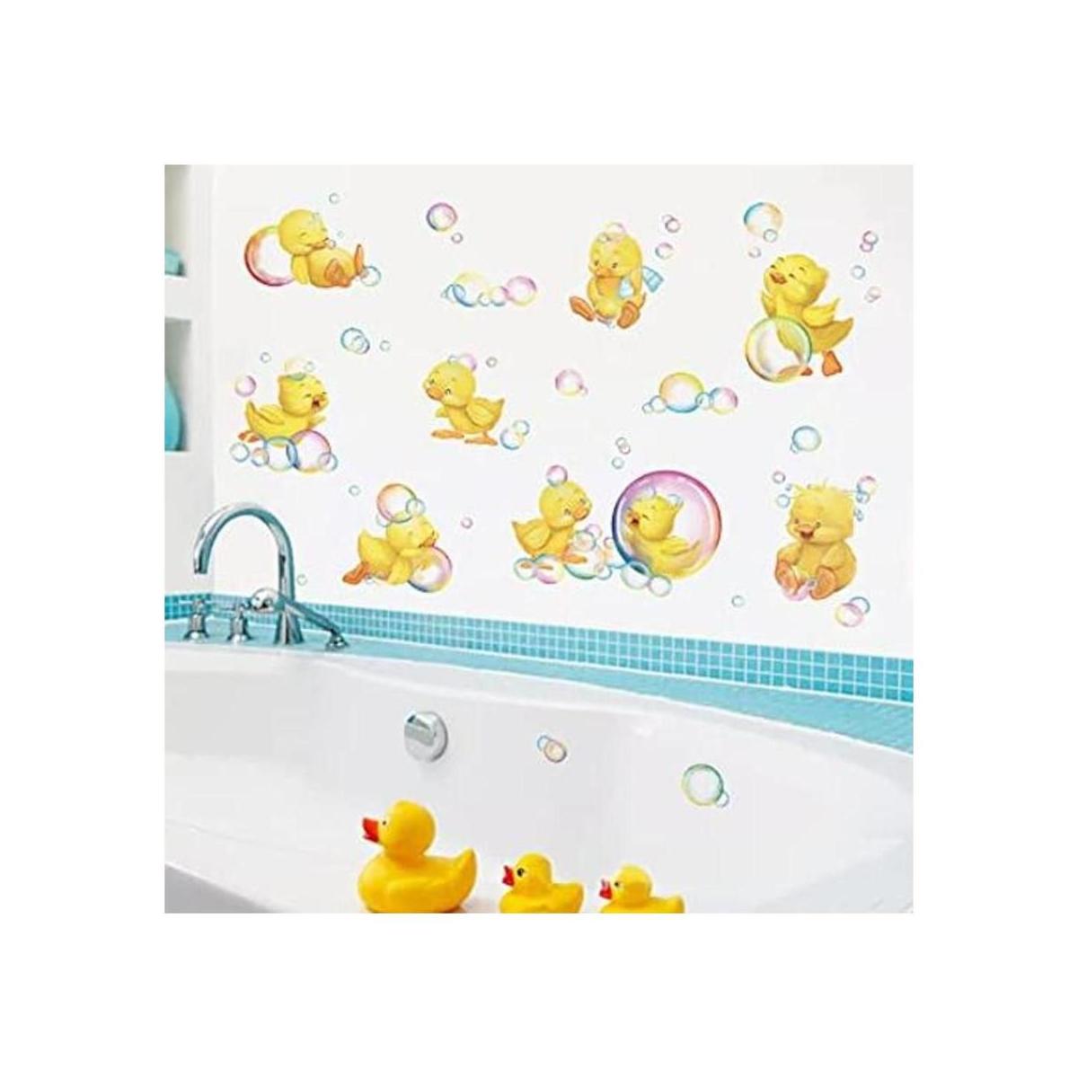 calcomanías de pared de patos amarillos