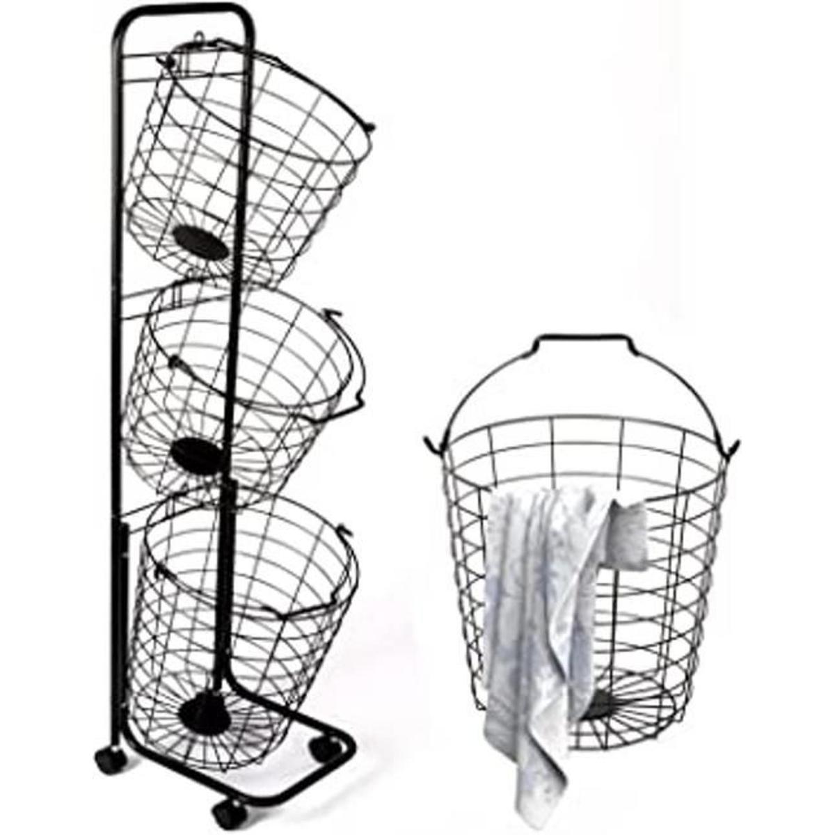Cesta de lavandería con ruedas