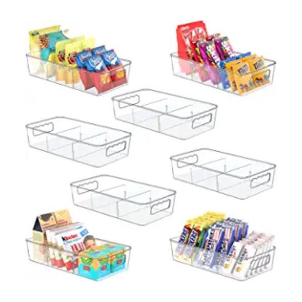 Organizador de alimentos plástico transparente