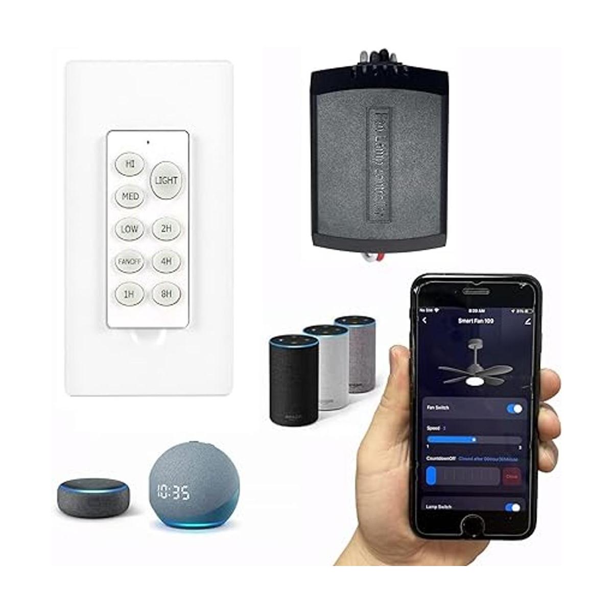 Ventilador de techo remoto BY08018WIFI