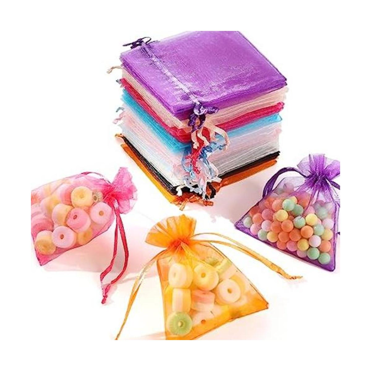 Bolsas de organza transparentes