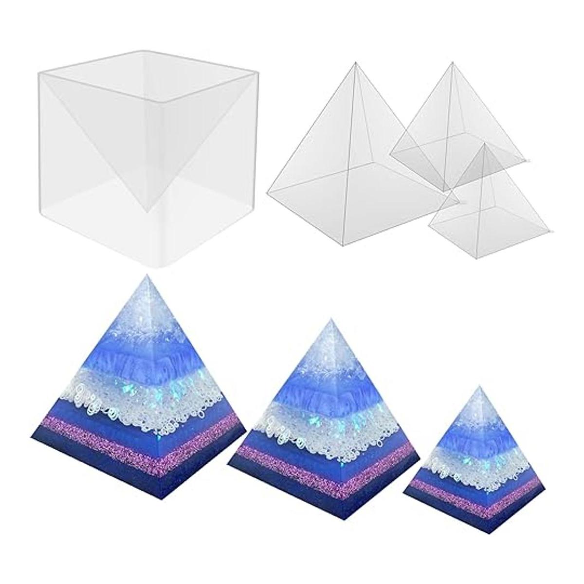 Moldes de pirámide de silicona