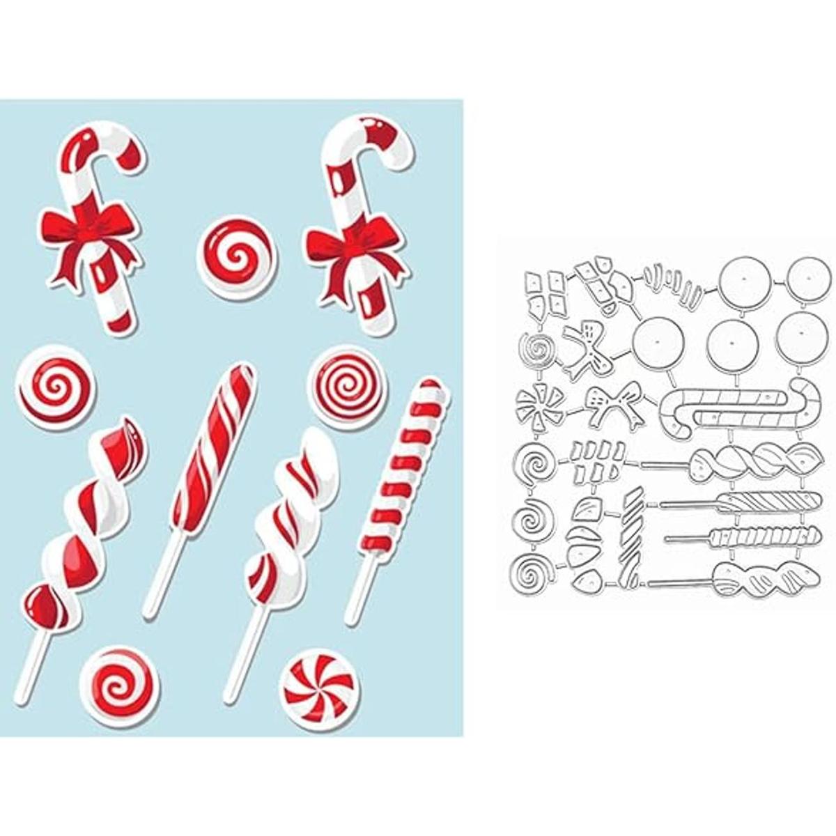Troqueles de metal de caramelo de Navidad