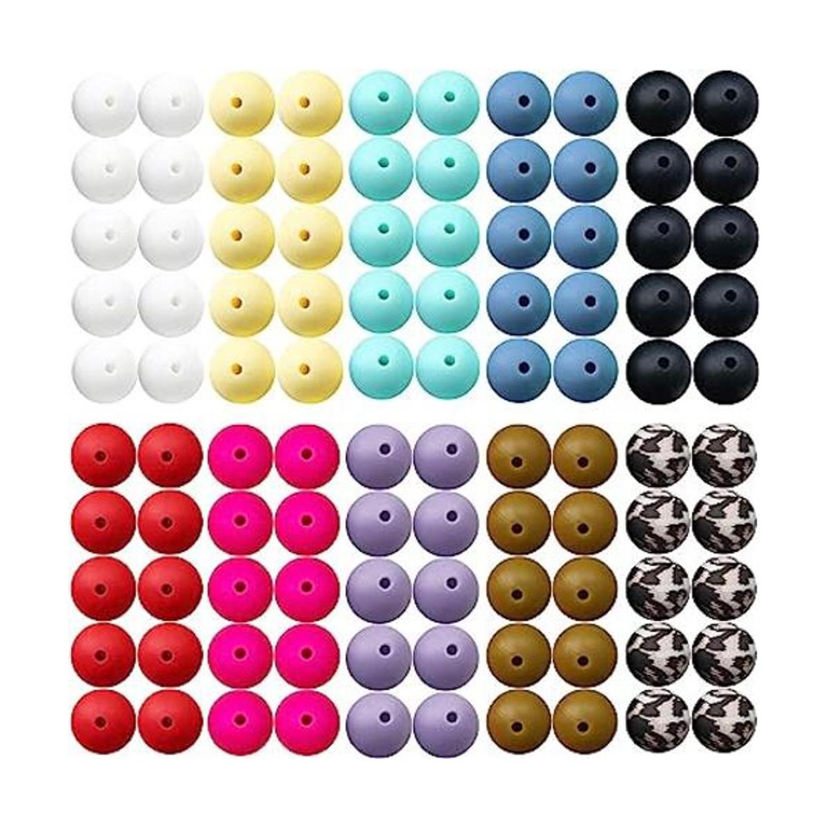 Cuentas de silicona para collares