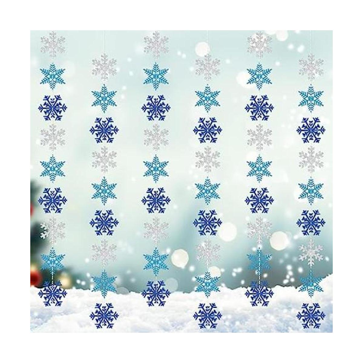 Guirnaldas de copos de nieve