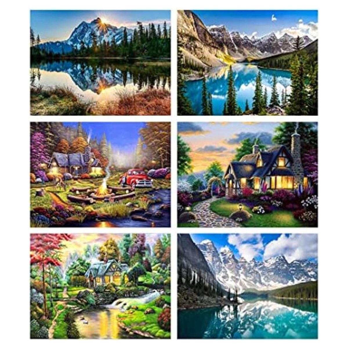 Telawah 6 Pack Diamond Painting Kits