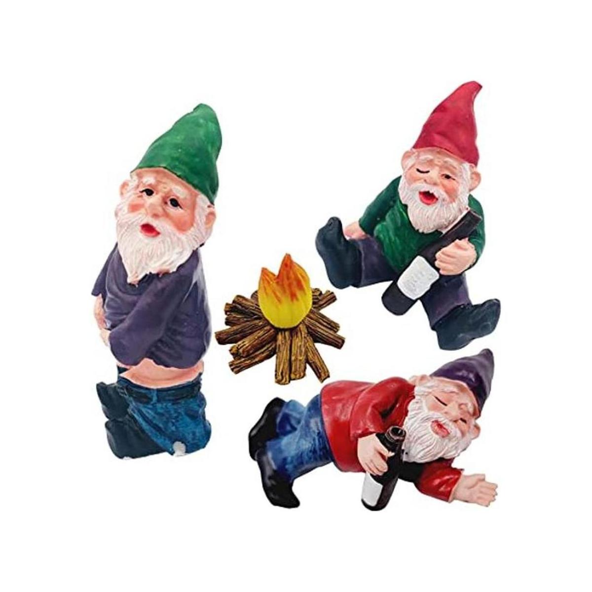 Gnomos de jardín decoración