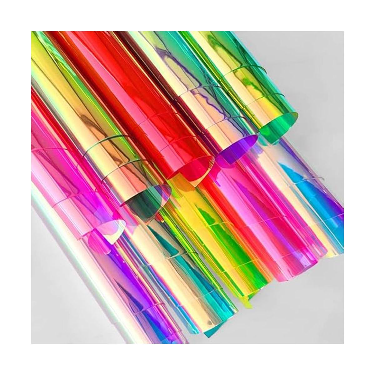 tela holográfica PVC transparente
