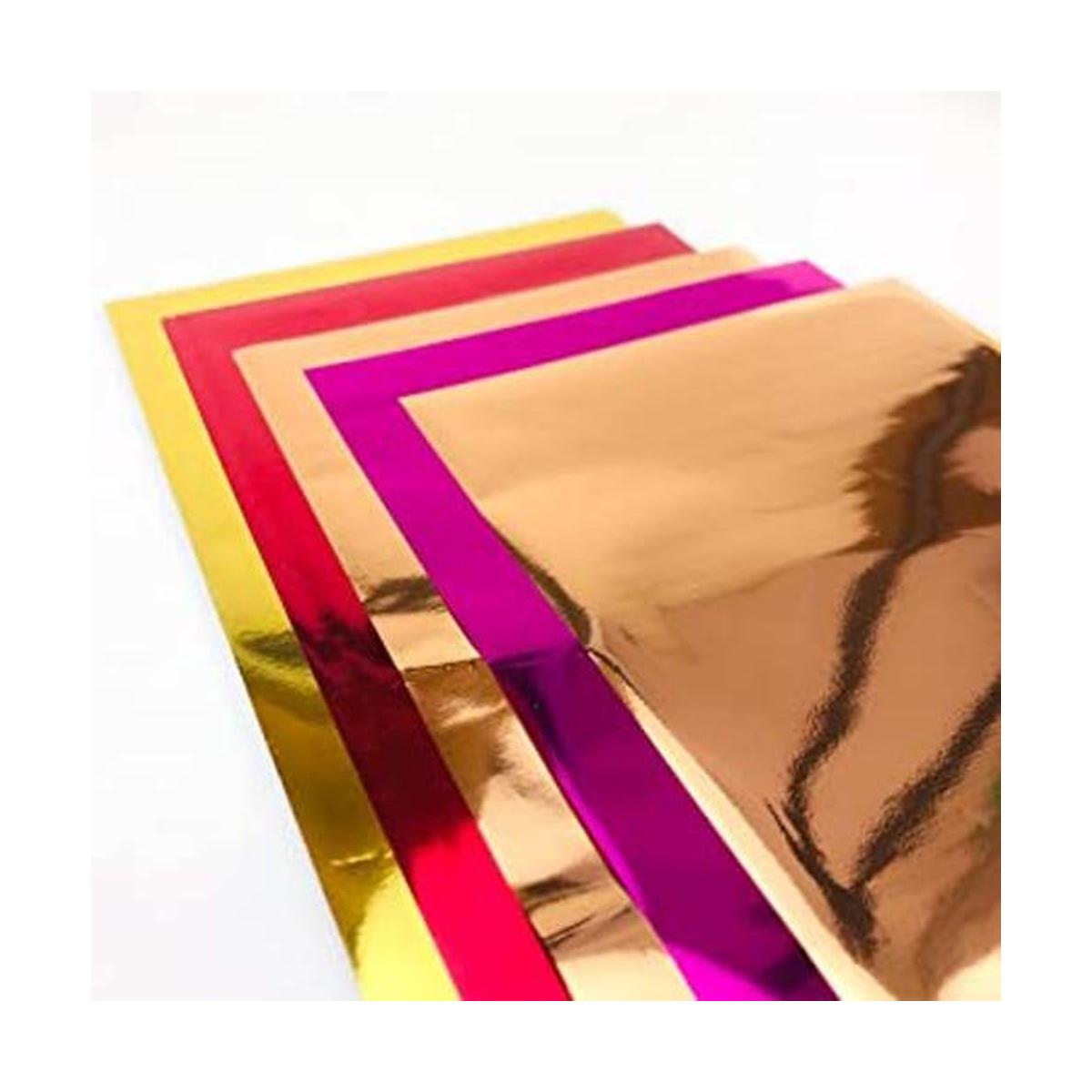 50 hojas de transferencia de papel de aluminio