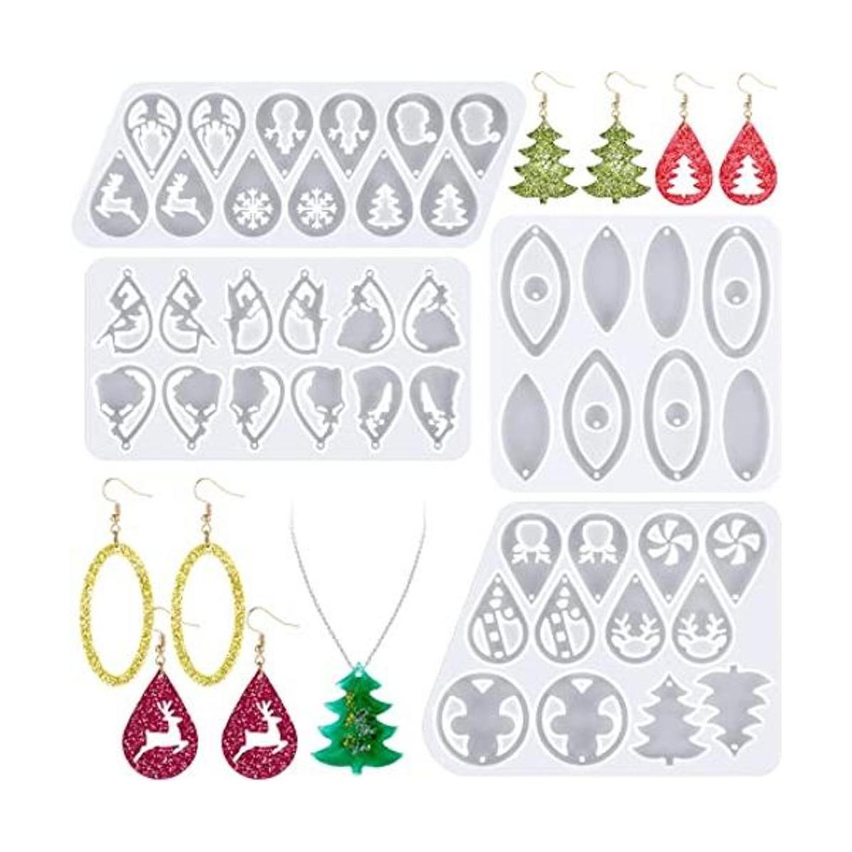 moldes de resina para aretes