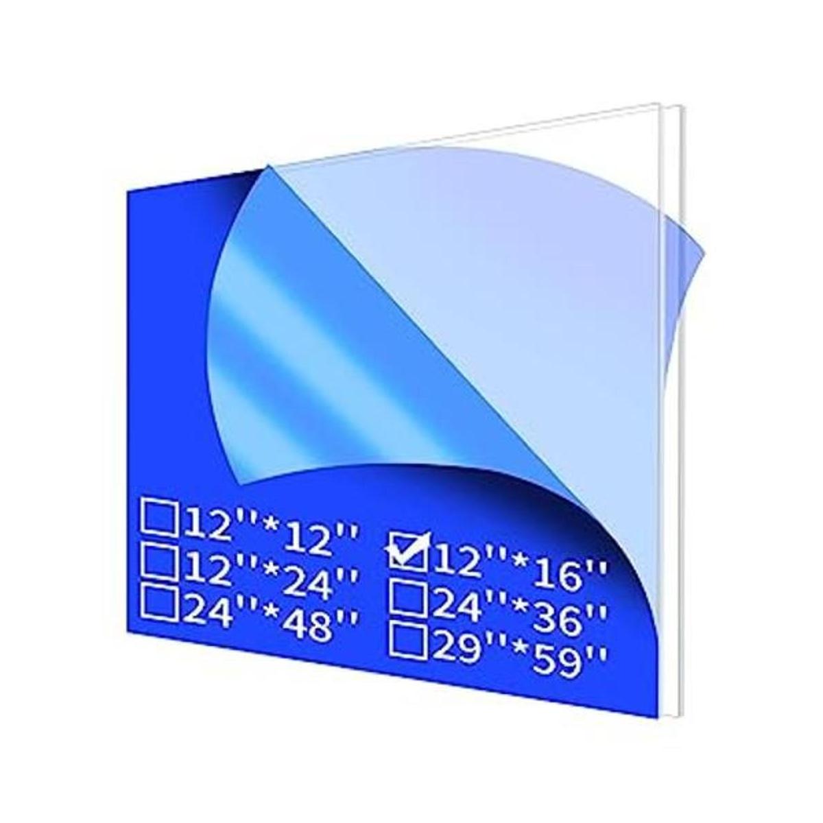 hojas de plexiglás acrílicas