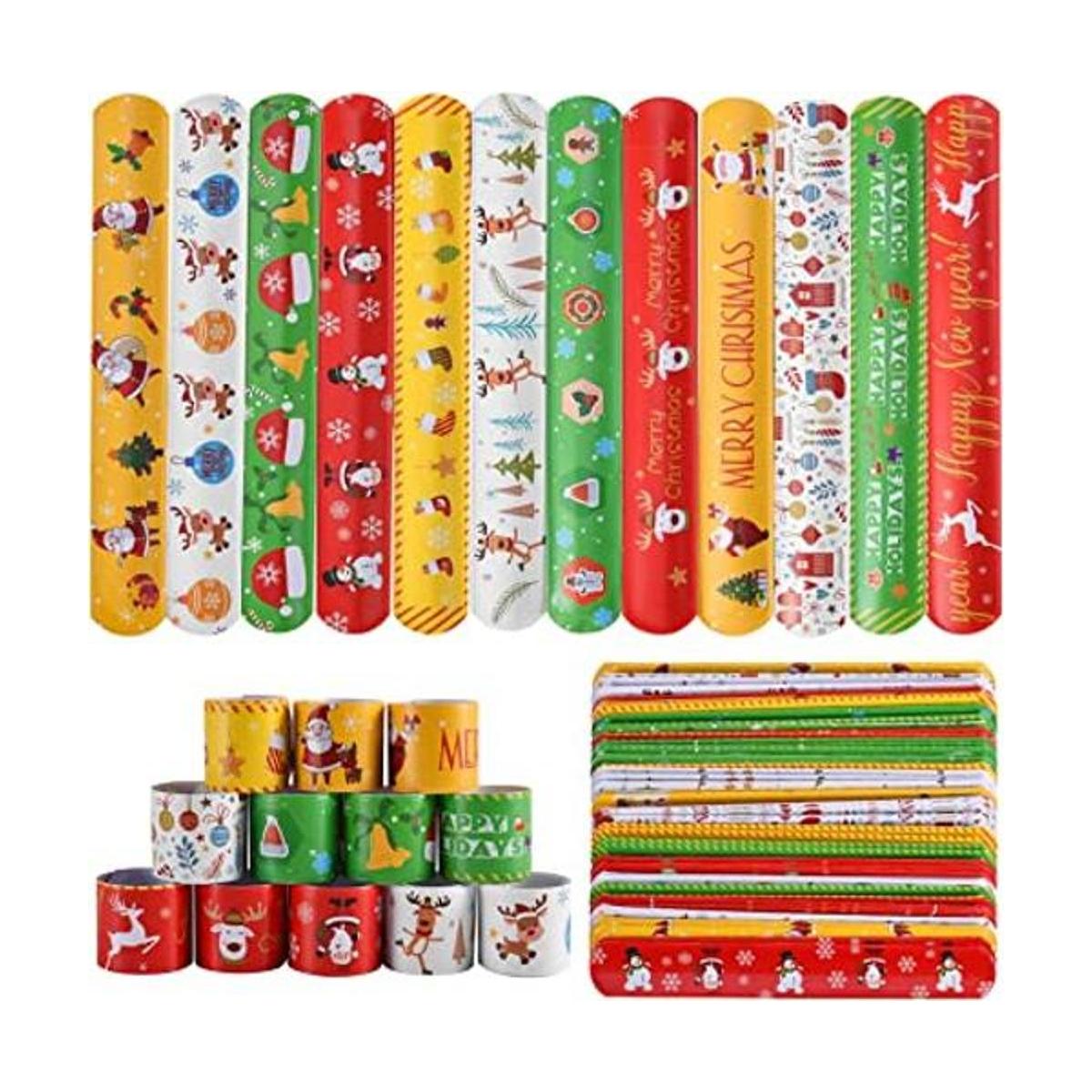 pulseras de bofetada navideñas