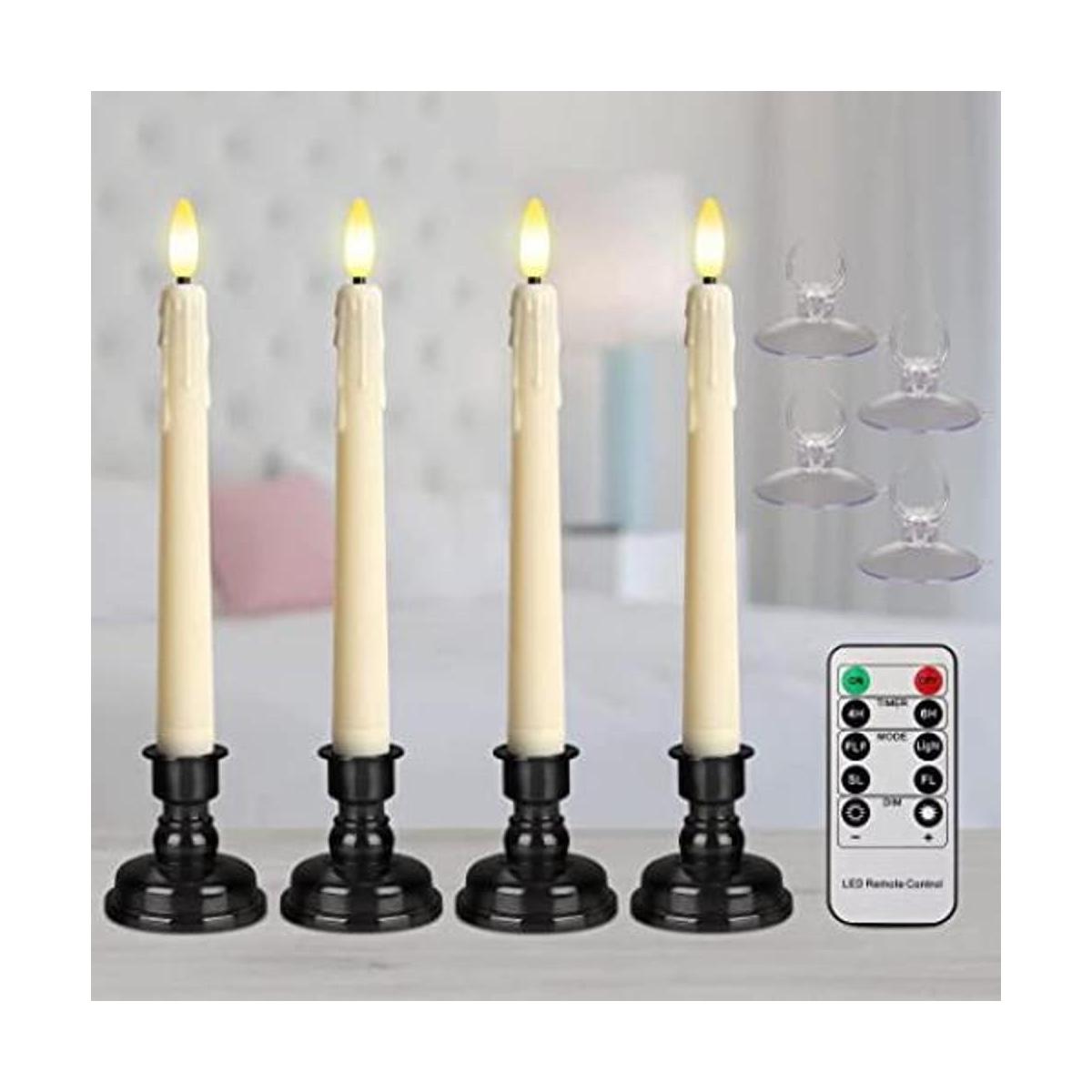 velas LED de ventana