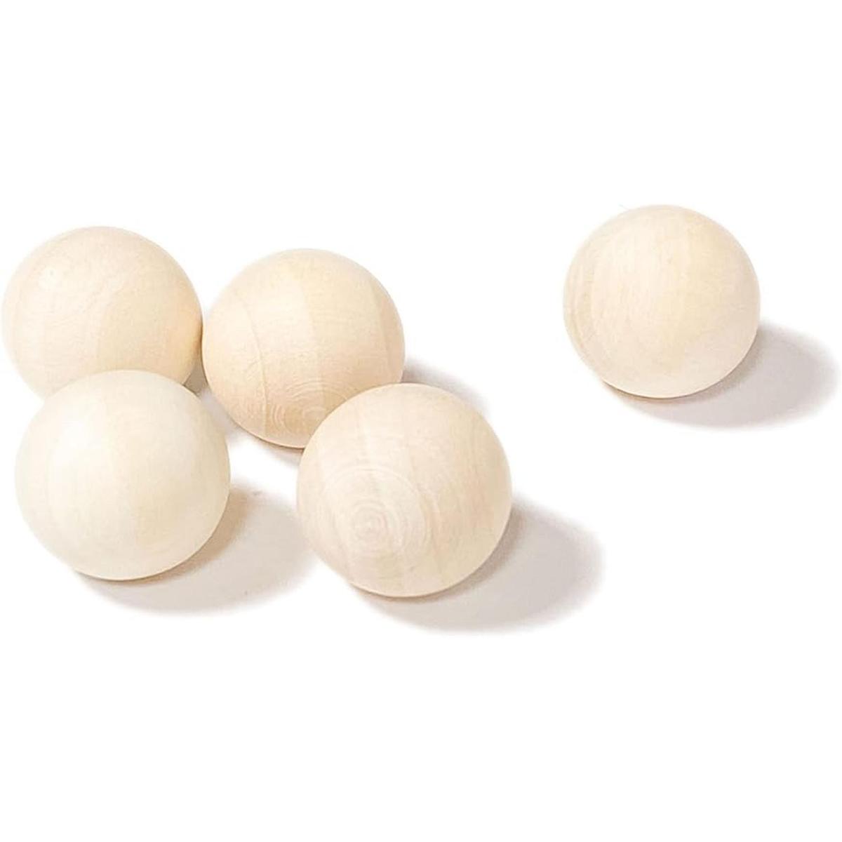 bolas redondas de madera para manualidades