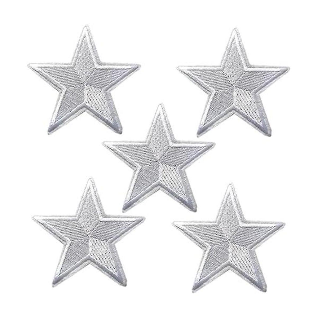 Parches bordados de estrellas