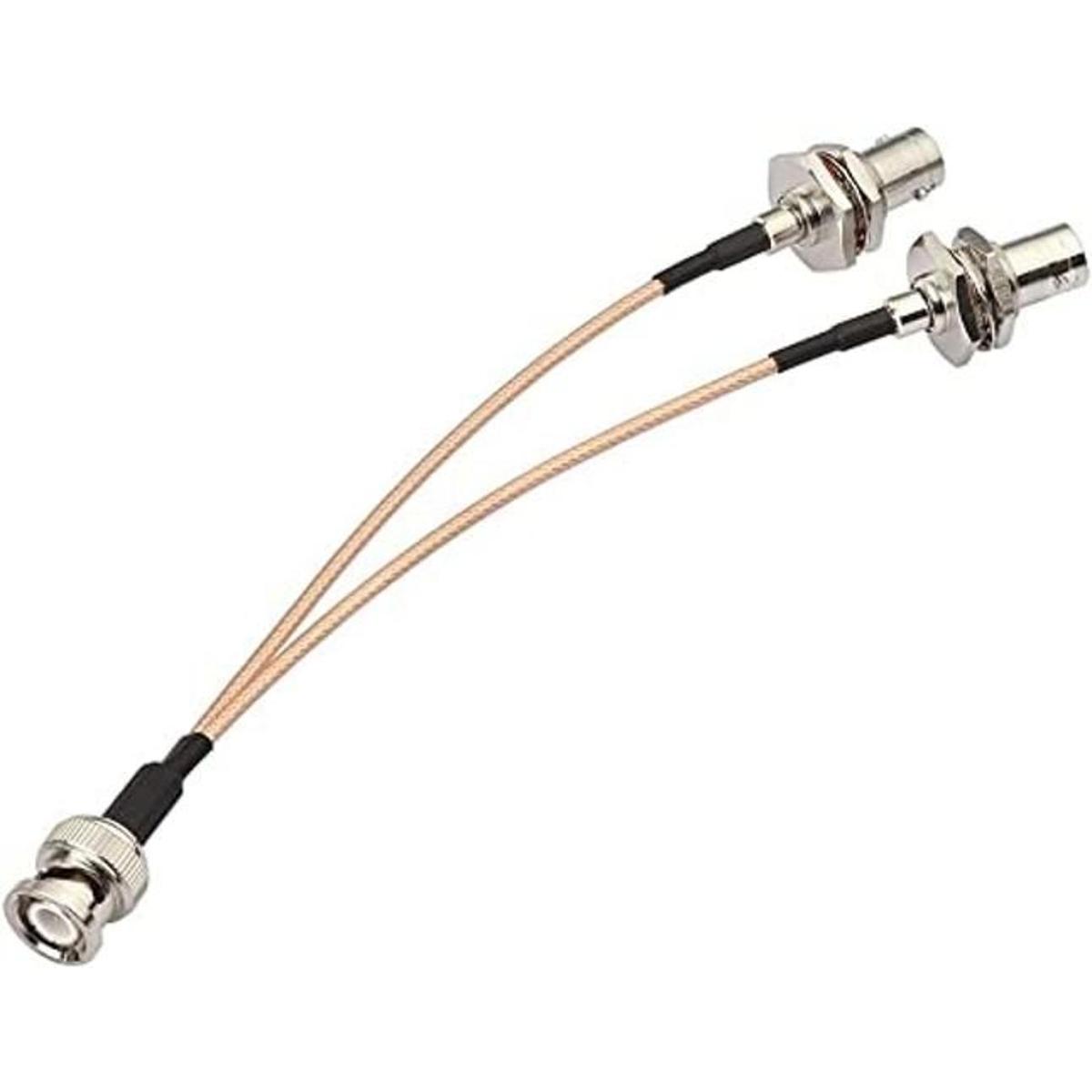 Cable divisor BNC macho a doble BNC hembra
