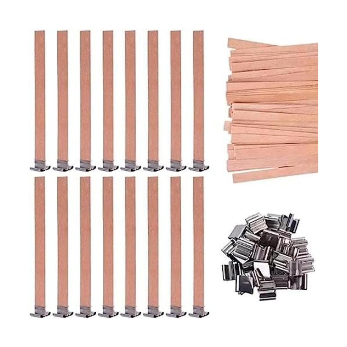 Mechas de madera para hacer velas