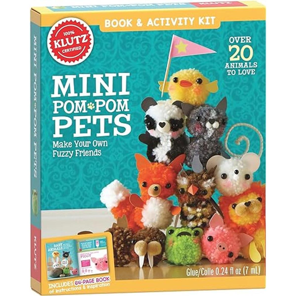 Libro Klutz para hacer tus propias mascotas de minipompones