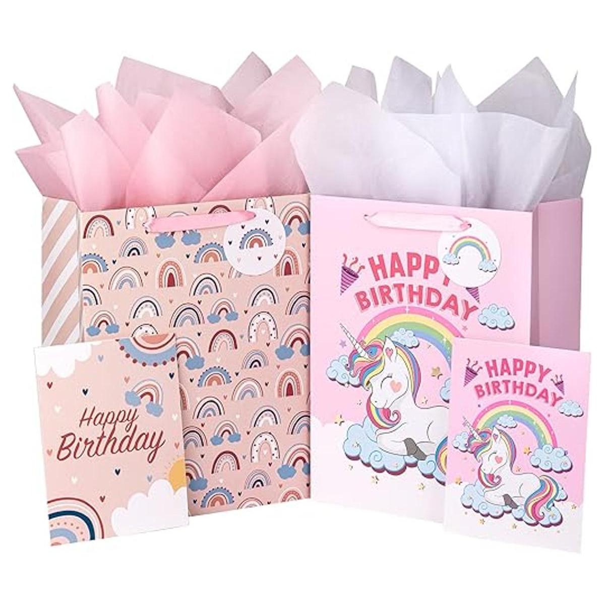 Bolsas grandes de regalo de cumpleaños