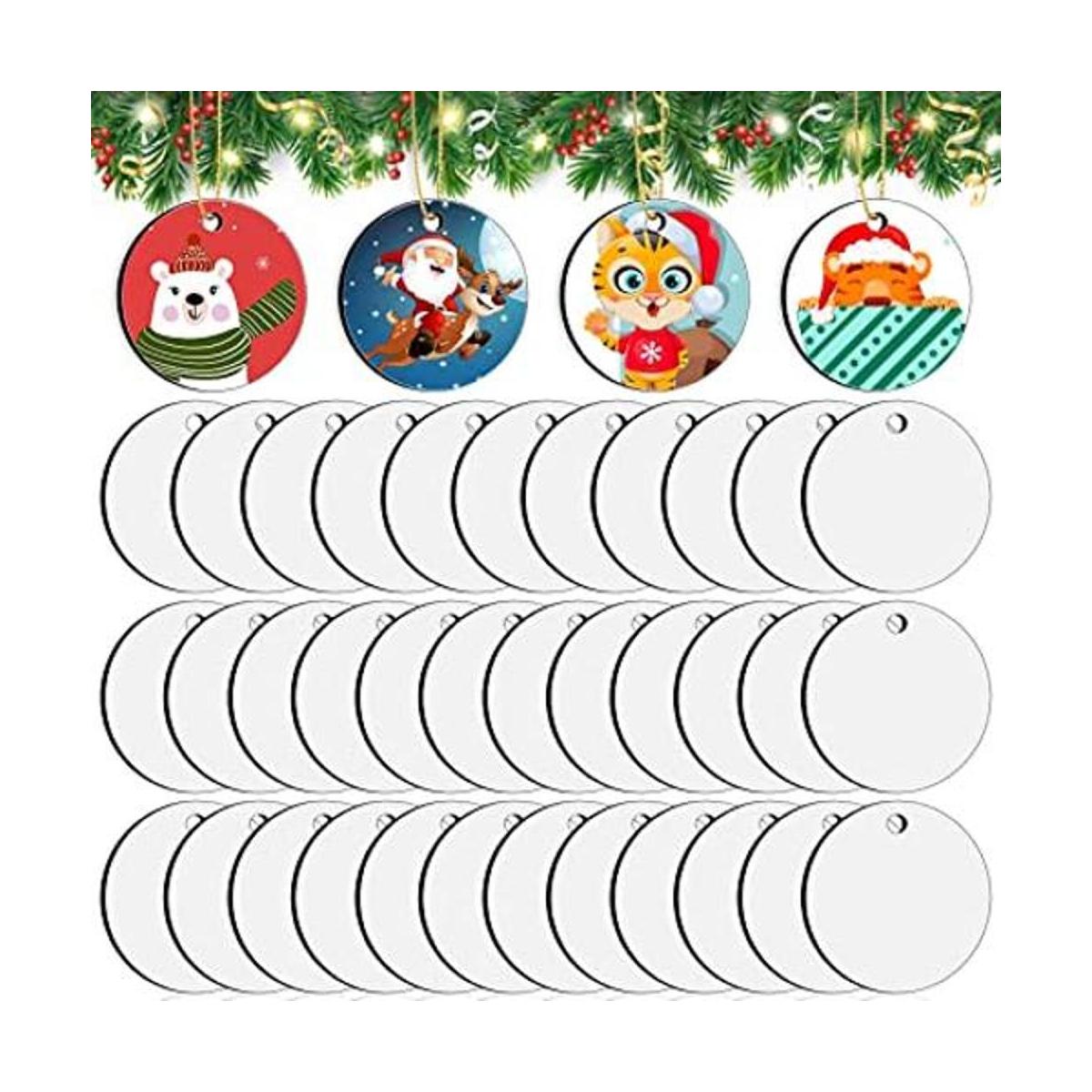 Adornos de sublimación para Navidad