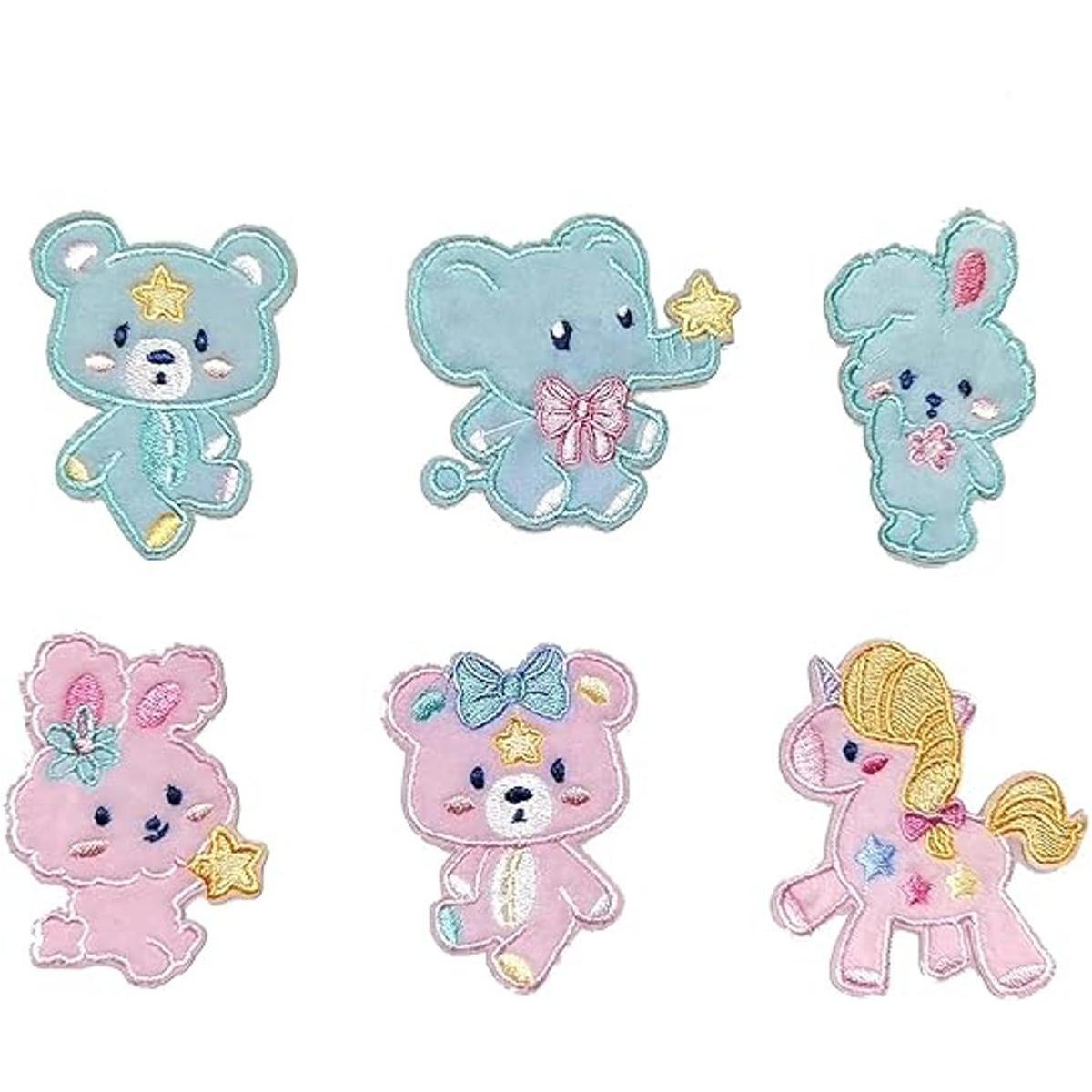 Apliques de animales lindos para planchar