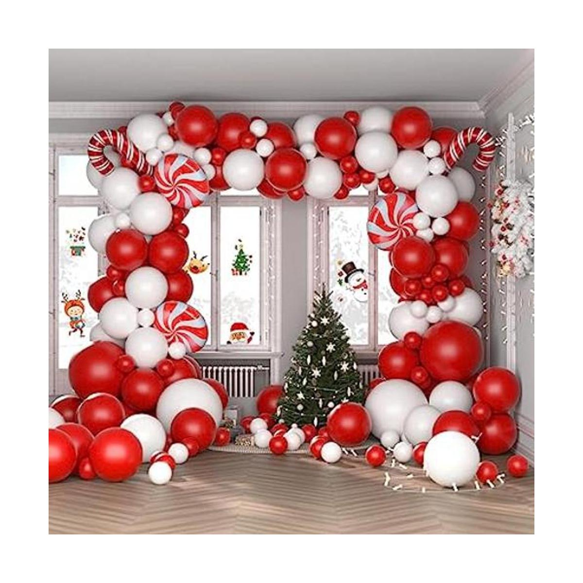 Kit de arco de guirnalda de globos de Navidad