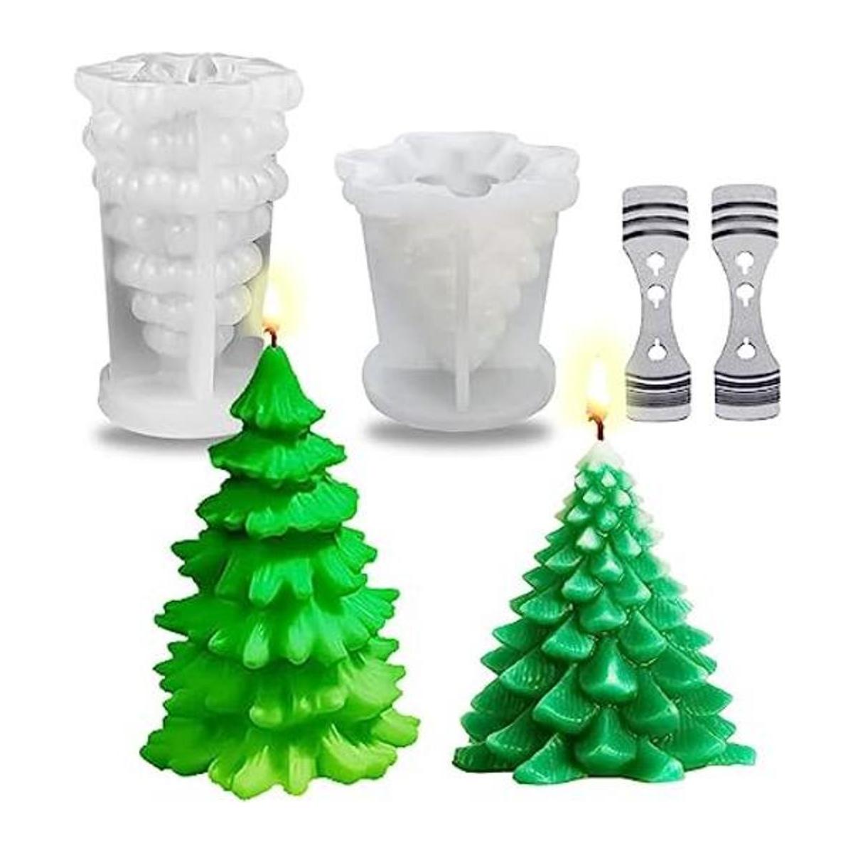 molde para velas de Navidad