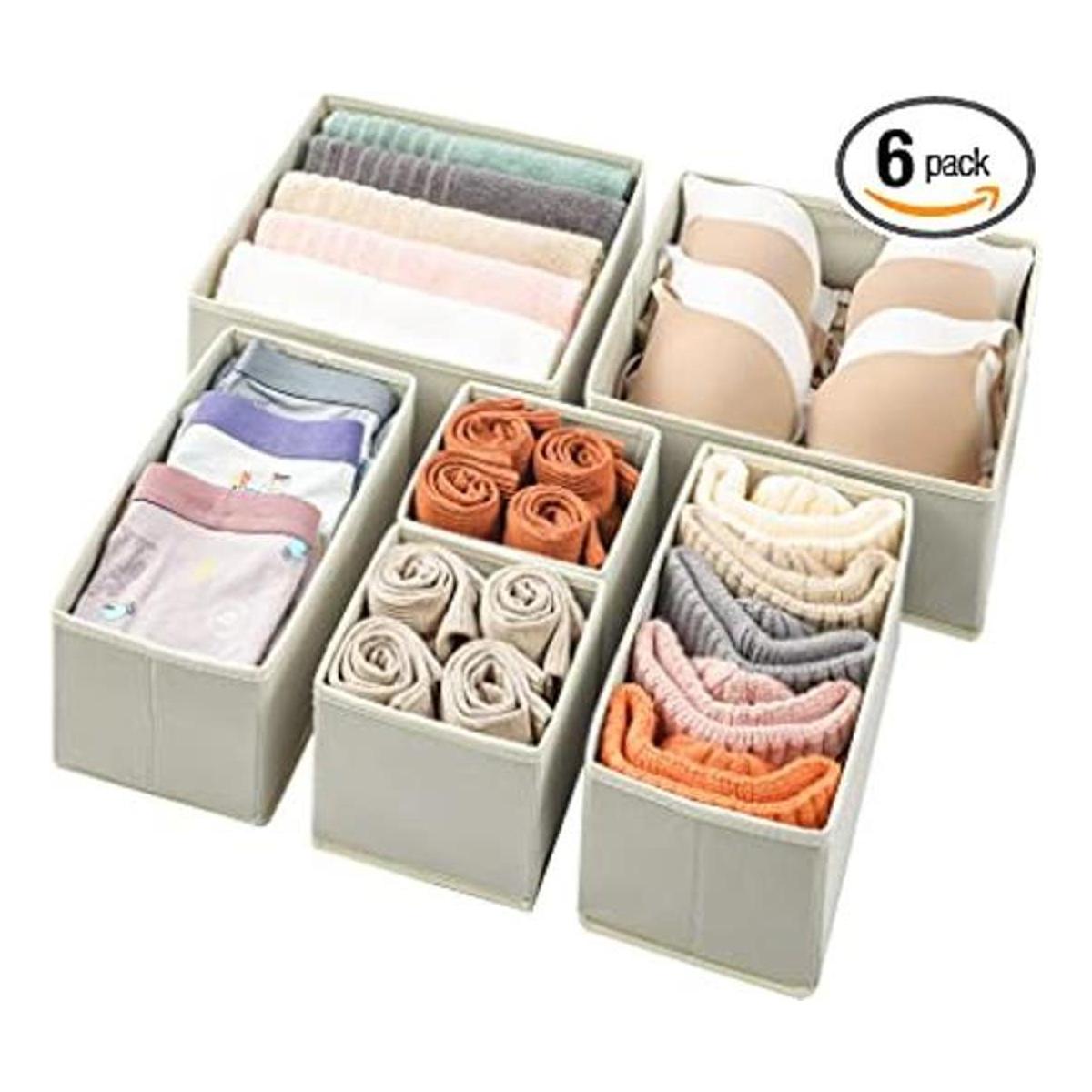 Organizadores de cajones para ropa
