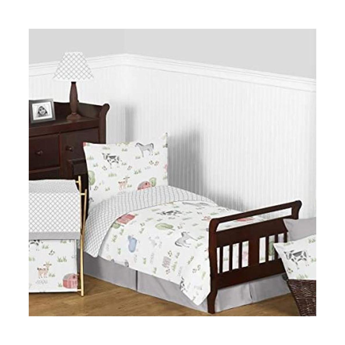 Juego de ropa de cama de animales de granja