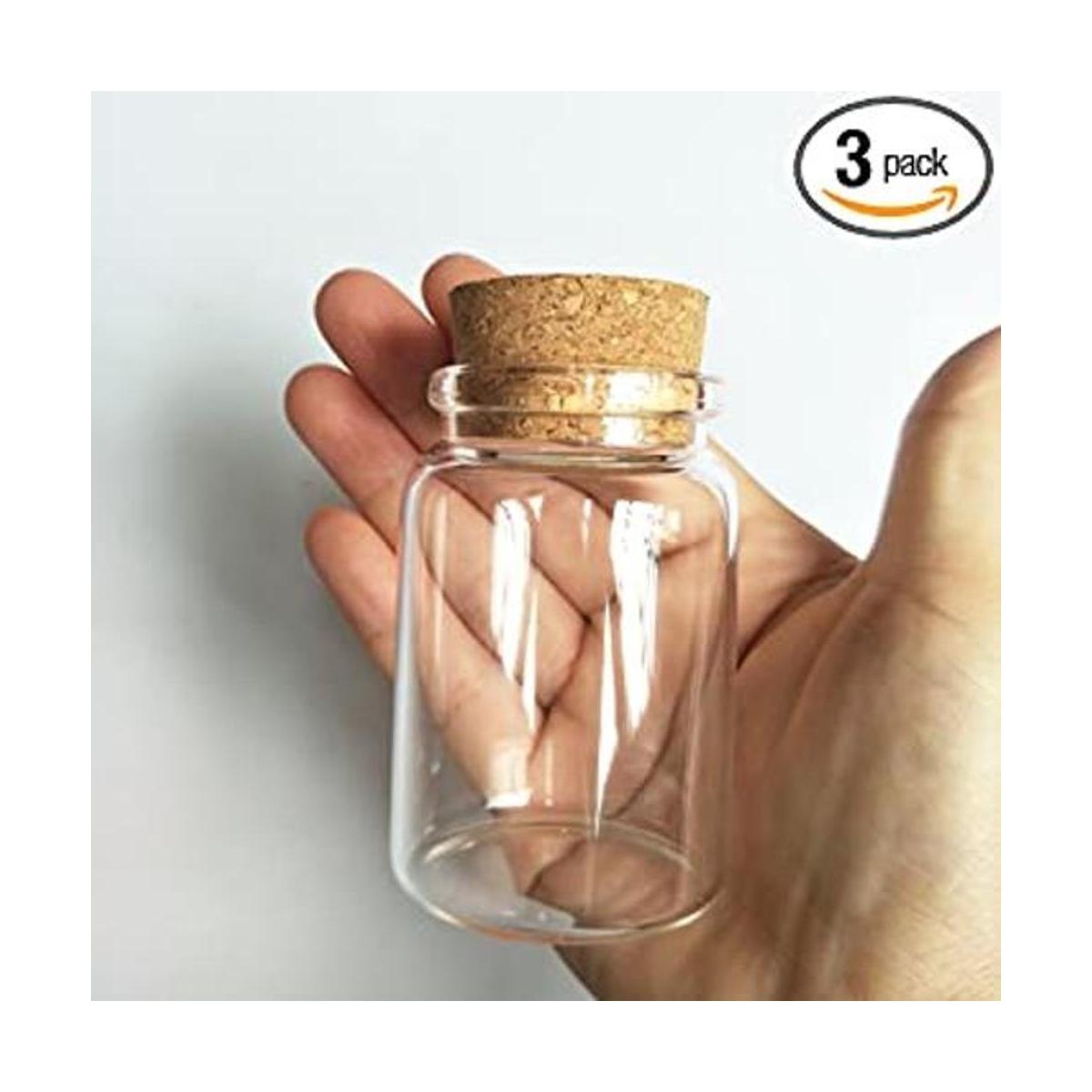 Botellas de vidrio pequeñas