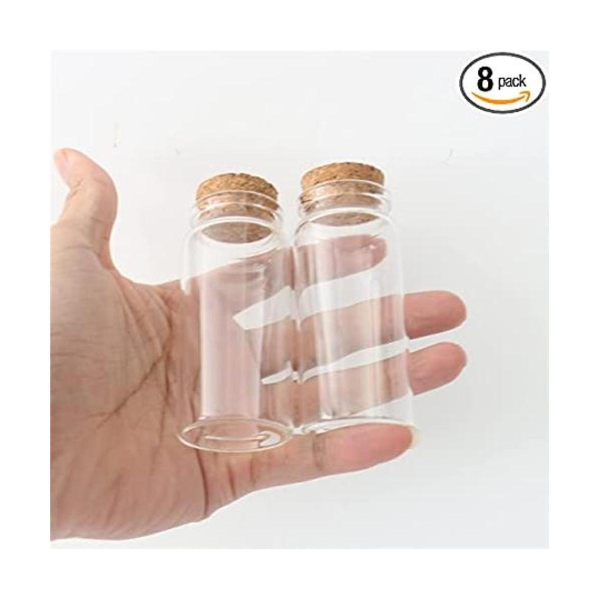 frascos de vidrio pequeños