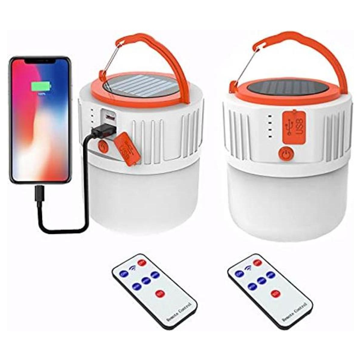 Lámpara solar LED para tienda de campaña