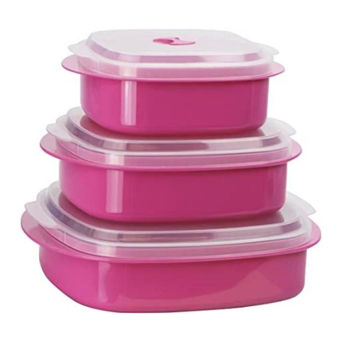 Kit de recipientes de cocina para microondas