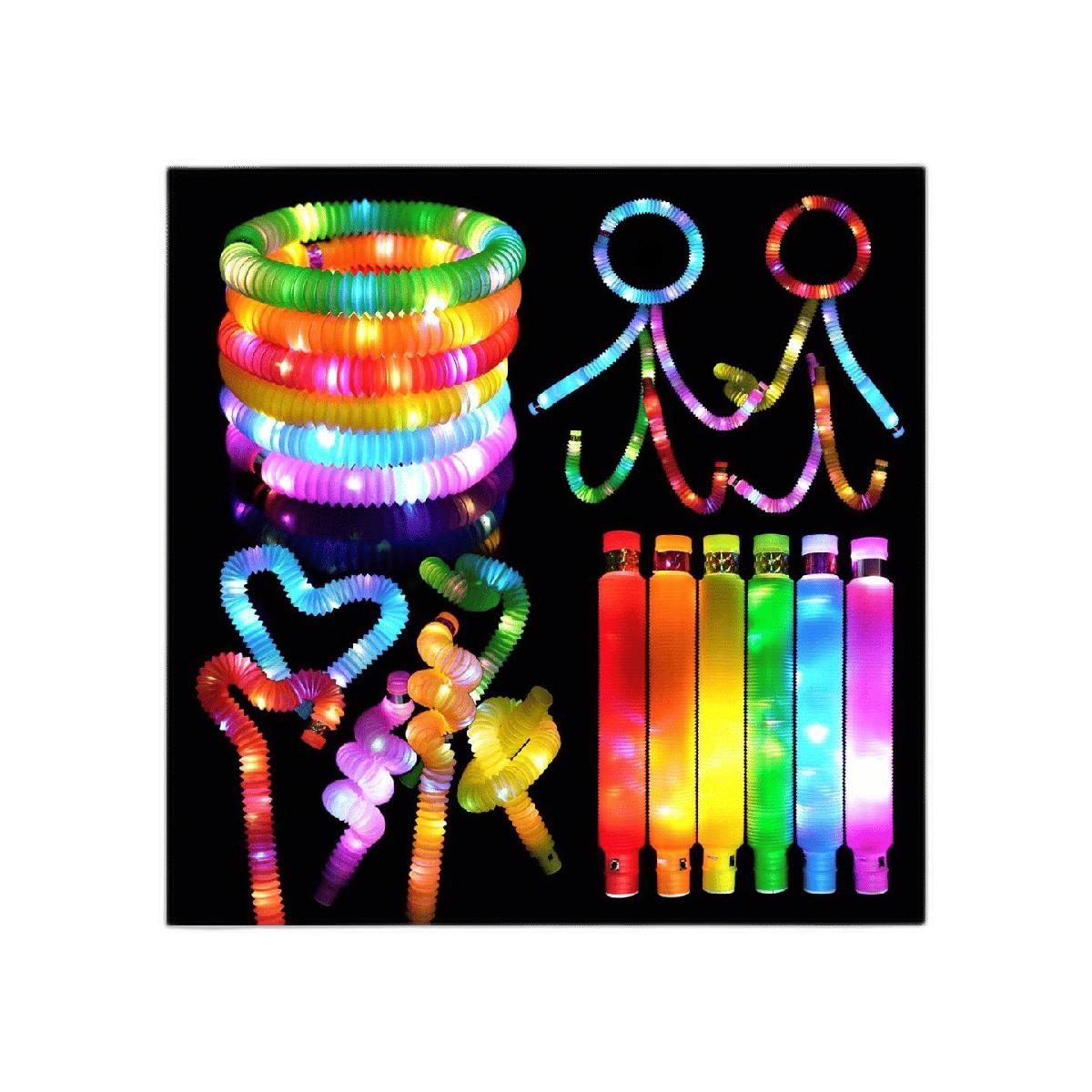 Juguetes sensoriales con luz LED para niños