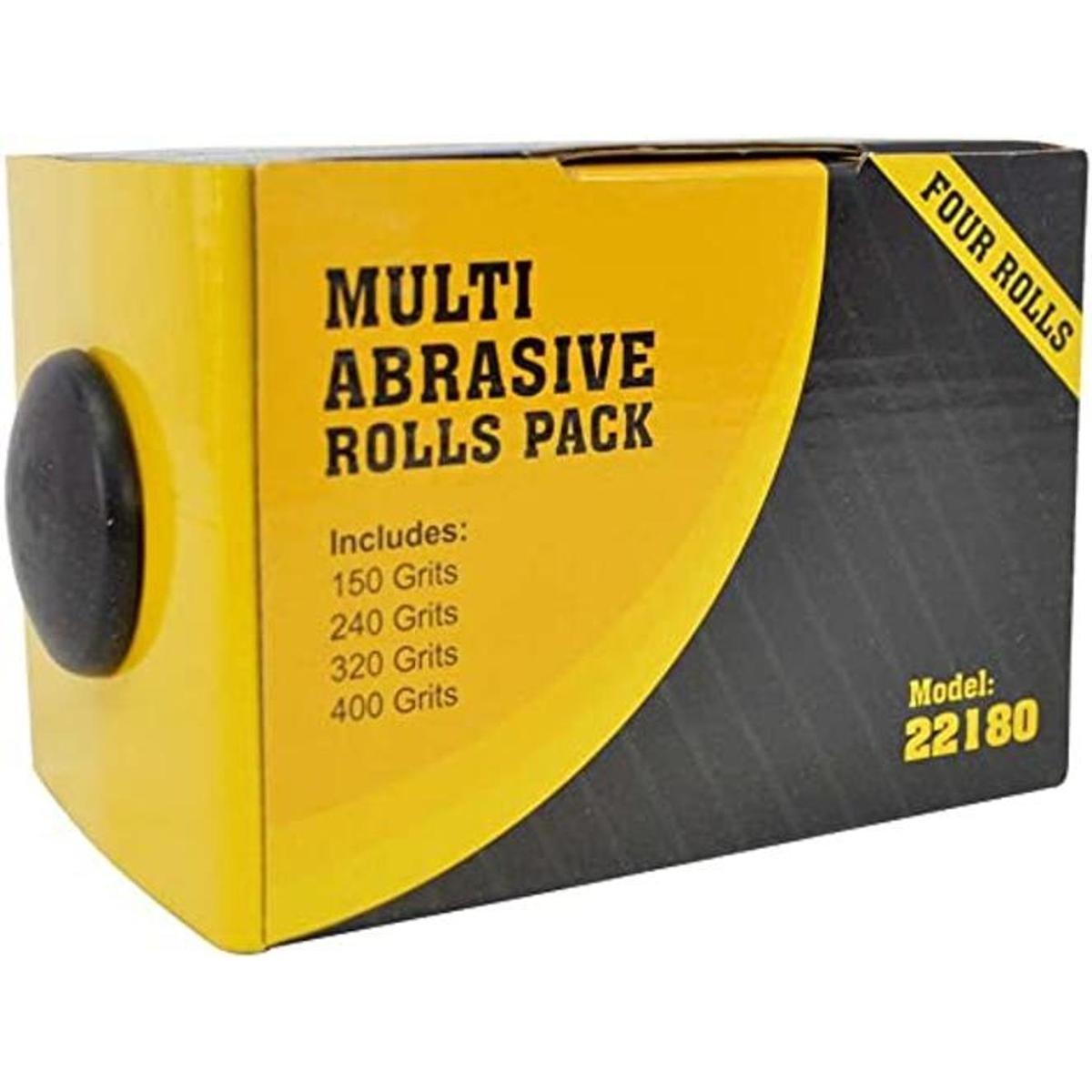 Big Horn 22180 Paquete de 4 rollos abrasivos