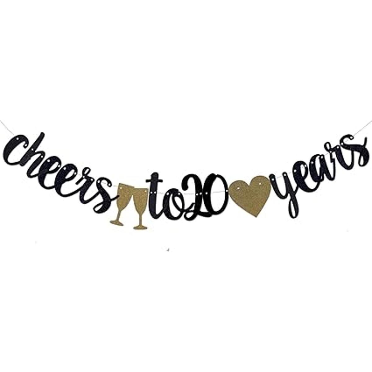 Banner de cumpleaños 20 años